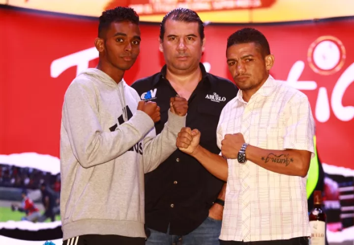 Amrit Herrera (izq.) y Juan "Pequita" López. /Foto Anayansi Gamez