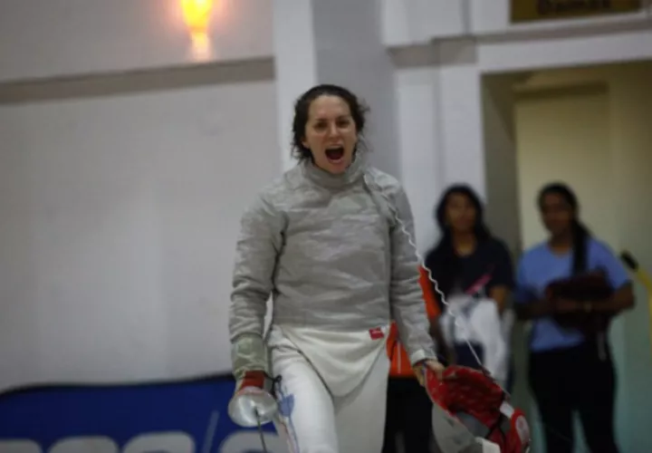Eileen Grench verá acción en el sable femenino. /Foto Anayansi Gamez