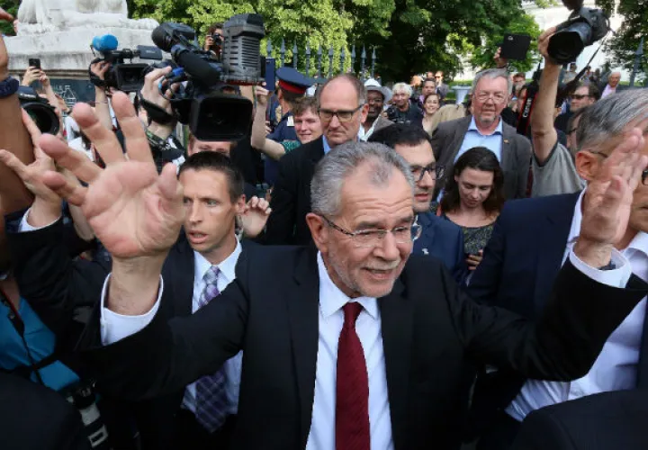 Alexander Van der Bellen había ganado las elecciones. Foto/ AP