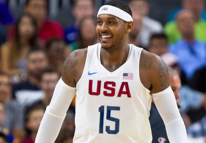 Carmelo Anthony  dejó un mensaje de concordia. Foto/AP