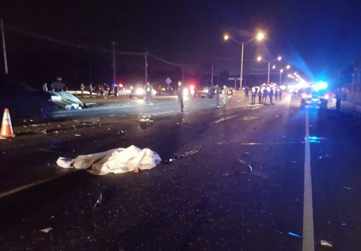 Tres muertos dejó el reciente accidente en vía Panamericana, por a Hato Montaña.