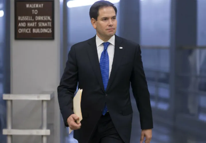 Ex candidato presidencial Marco Rubio. FOTO/AP