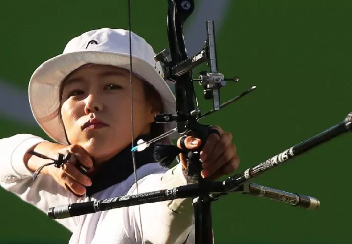 Chang Hye-jin durante la prueba final realizada ayer. /Foto EFE
