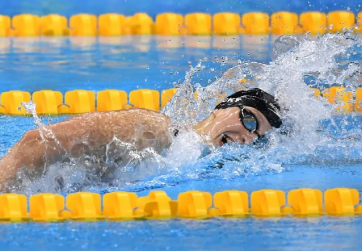 Katie Ledecky lució impresionante.