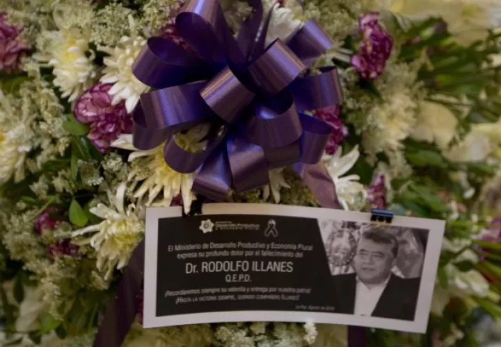 Morales destacó que Illanes,  un abogado de 58 años, fue su asesor y un "hombre comprometido". /Foto AP
