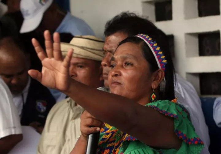 La dirigente Silvia Carrera aseguró que su puesto de cacique se mantiene. Archivo