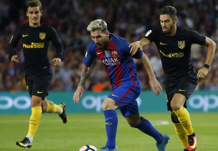 Leo Messi tiene cuatro goles en la Liga española. /Foto AP