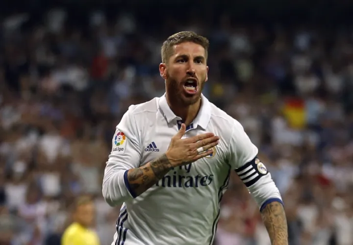 Sergio Ramos volvió a salvar al Real Madrid con un gol, en esta ocasión frente al Villarreal. /Foto AP