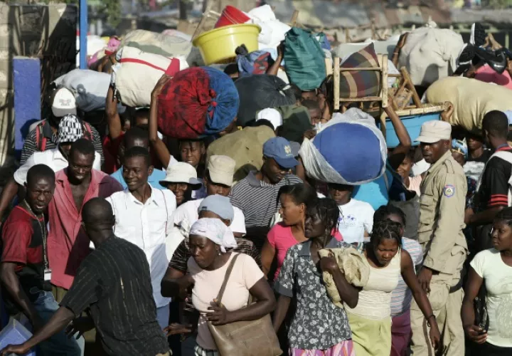 Inicialmente, muchos inmigrantes salieron hacia R. Dominicana. /Foto EFE