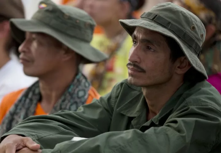 Luego de la firma del acuerdo de paz entre las Farc y el Gobierno colombianos, unos 7,000 guerrilleros deben entregar sus armas. /Foto AP