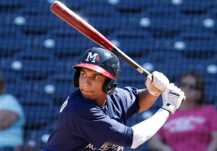 Johan Camargo en plena acción con el Mississippi Braves. / Foto Cortesía