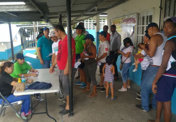Inscripción masivas en los Andes San Miguelito 