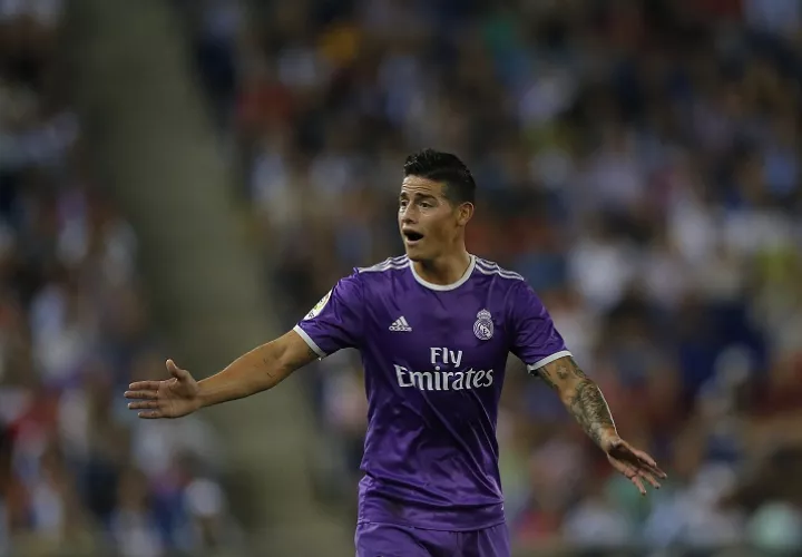 James fue titular hoy. 