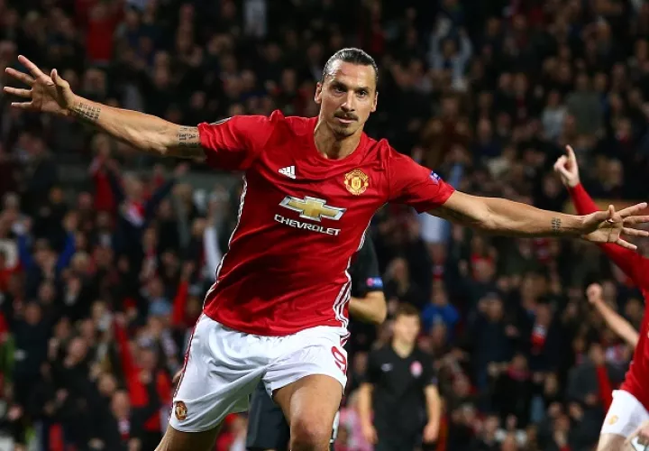 Zlatan Ibrahimovic  brilló hoy. Foto/AP