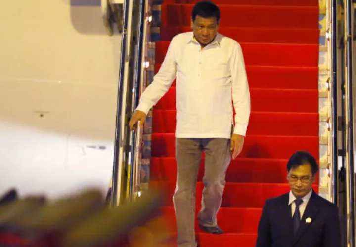 El presidente de Filipinas, Rodrigo Duterte. FOTO/AP