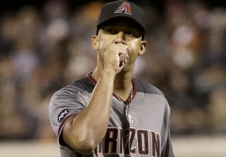 Randall Delgado. / Foto AP