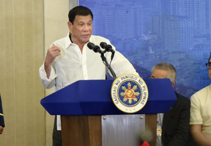 Rodrigo Duterte. Foto/ EFE