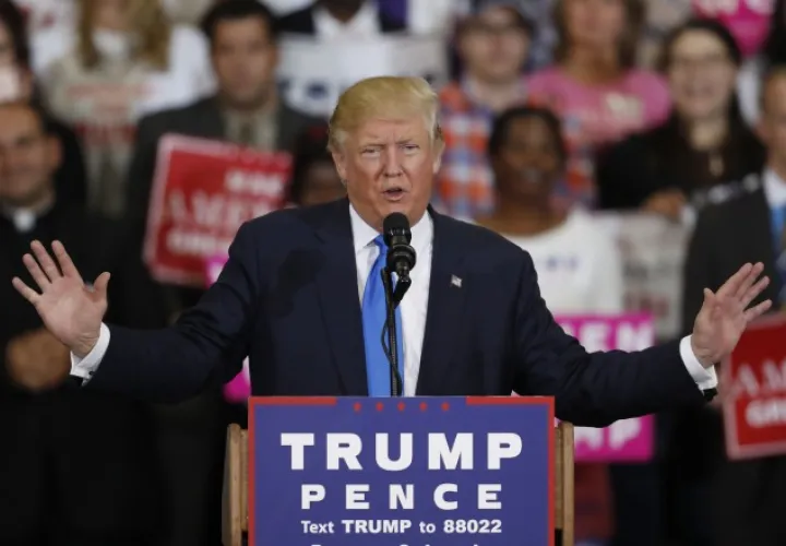 Donald Trump, candidato republicano a la Presidencia de EE.UU., no se ha pronunciado en absoluto sobre la situación en Venezuela. /Foto AP
