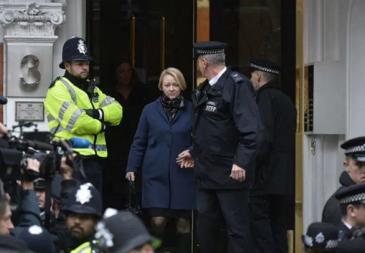 Embajada de Ecuador en Londres. Foto/ EFE 