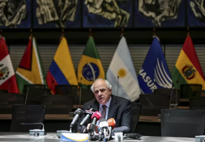 Ernesto Samper, Secretario general de la Unión de Naciones Suramericanas (Unasur). FOTO/EFE 