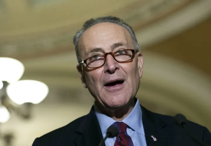 Senador demócrata Charles Schumer. FOTO/AP