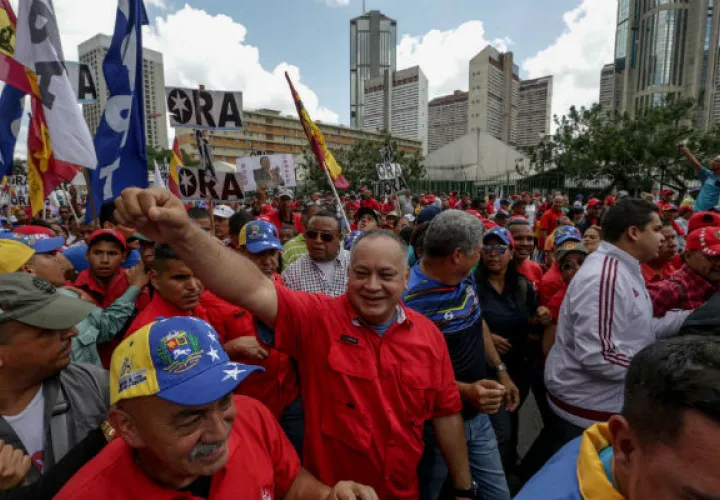 Diosdado Cabello, primer vicepresidente del gobernante Partido Socialista Unido de Venezuela. 