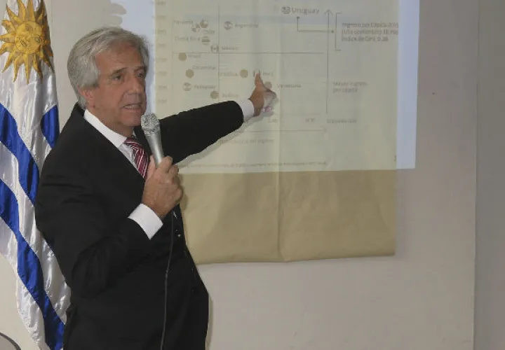 Presidente de Uruguay Tabaré Vázquez. FOTO/EFE
