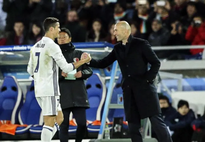 Zinedine Zidane no convocó a Cristiano para el partido de hoy. /Foto EFE