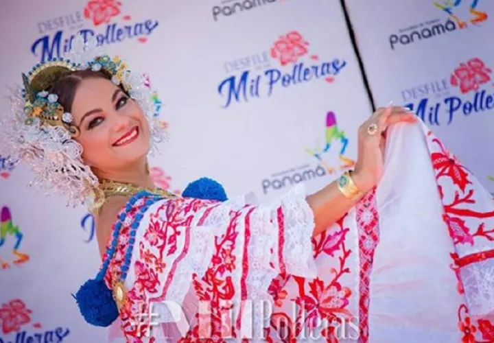 En el Desfile de las Mil Polleras no se permitirán polleras con labores impresas o pintadas. DESFILE DE LAS MIL POLLERAS