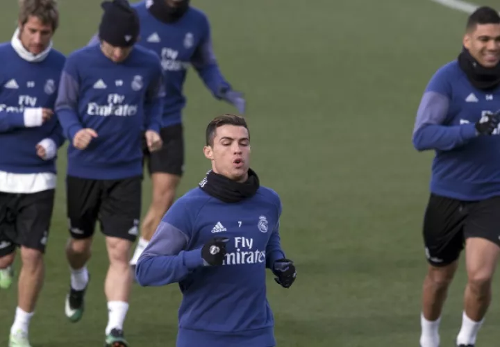 Cristiano Ronaldo es uno de los jugadores que están en dudas para el choque de vuelta de la Copa del Rey  ante el Celta de Vigo. EFE