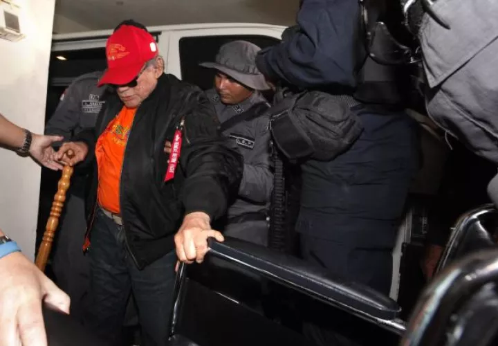 Noriega  fue trasladado a la casa de su hija Sandra el pasado sábado 28 de enero. EFE