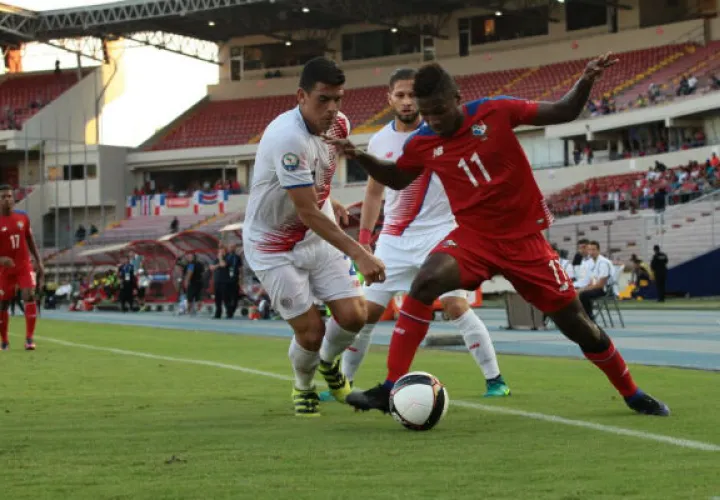 Armando Cooper anotó el gol de los panameños./ Foto Anayansi Gamez