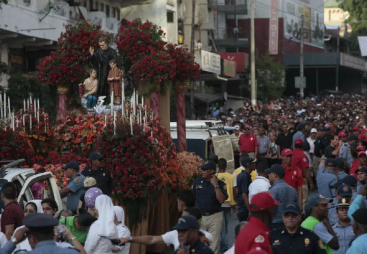 Procesión de Don Bosco, recibió una gran concurrida 