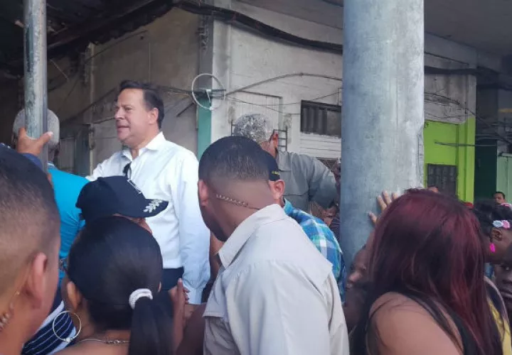 El mandatario hizo el anuncio desde Colón / Foto Delfia Cortez.