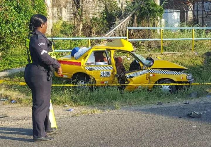 Así quedó el vehículo. Foto: Delfia Cortez 