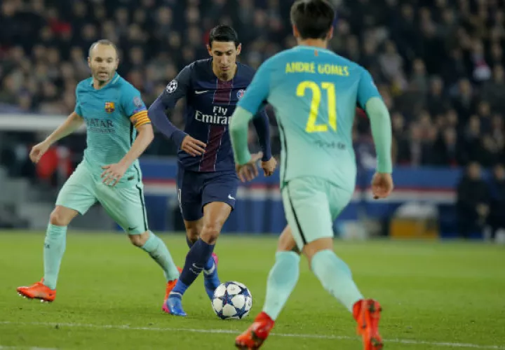 Di María del PSG.  Foto:AP