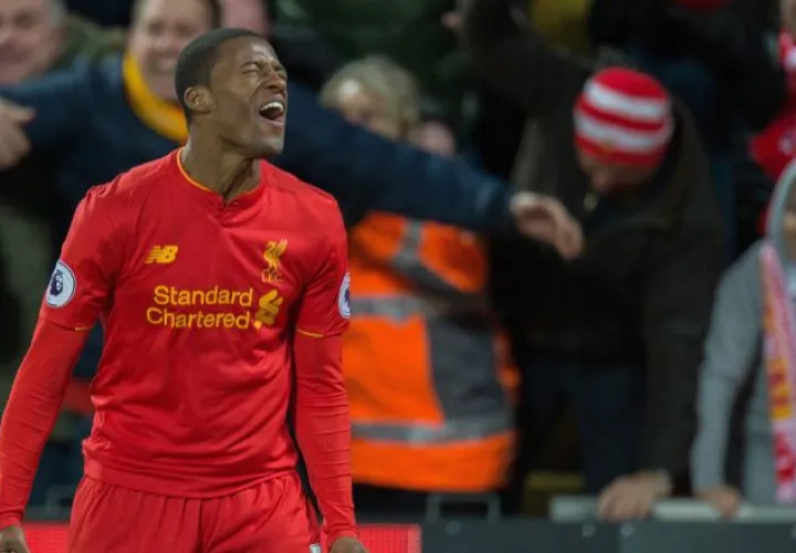 Georginio Wijnaldum fue uno de los protagonistas del juego. EFE