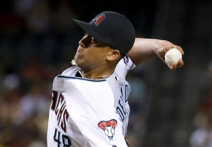 Randall Delgado debutó en 2011 con los Bravos. /Foto AP