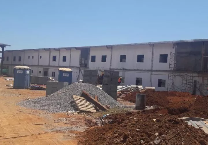 Aún no concluyen la construcción del colegio Pablo Emilio Corsen en Pedregal, distrito de David. /Foto José Vásquez 