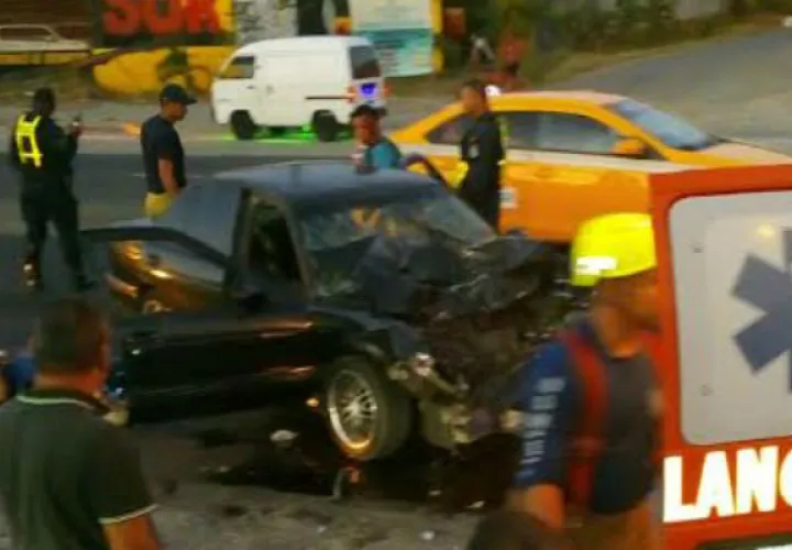 Vehículos involucrados en accidente de Chame. Foto: Eric Ariel Montenegro. 