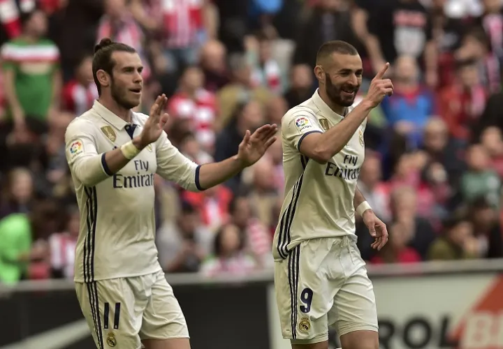 Benzema adelantó al Madrid.