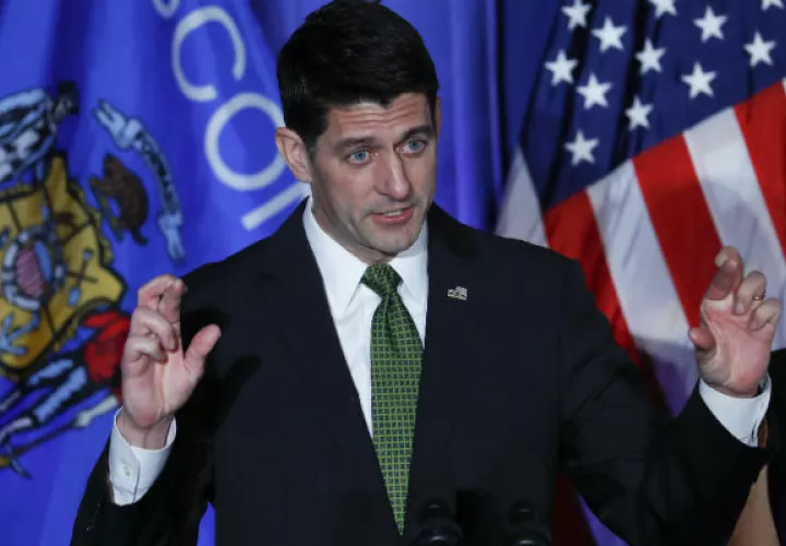 Paul Ryan es el presidente de la Cámara de Representantes. FOTO/EFE
