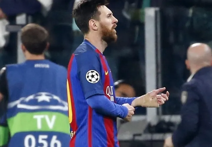 Messi dijo que insultó al aire.