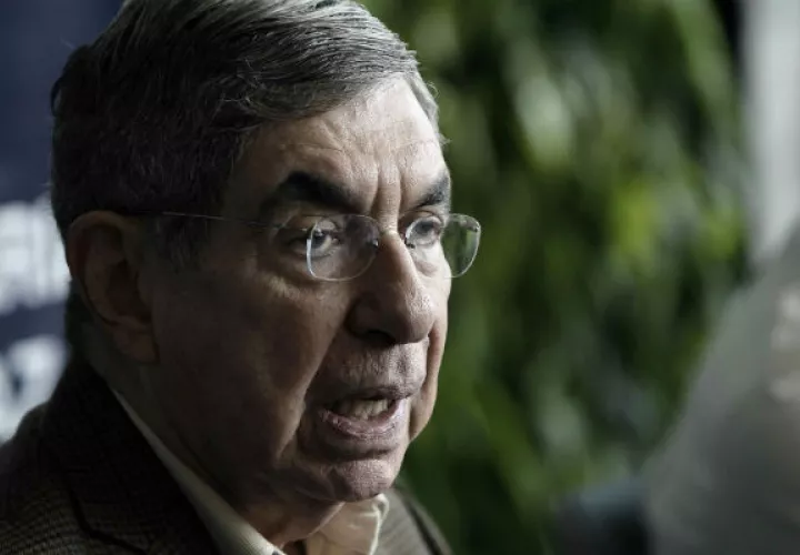 Expresidente de Costa Rica y Premio Nobel de la Paz Óscar Arias.