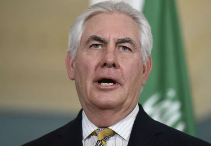 Secretario de Estado de Estados Unidos, Rex Tillerson. 