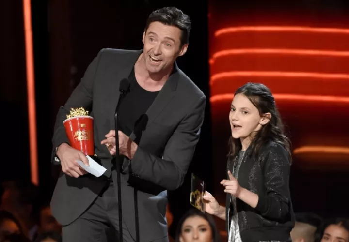Hugh Jackman y Dafne Keen, el mejor dúo. /Foto AP