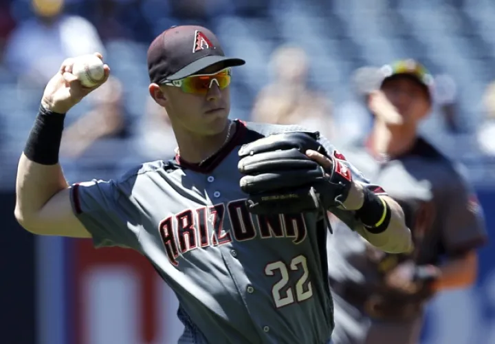 Jake Lamb durante un juego contra los Padres de San Diego. /Foto AP