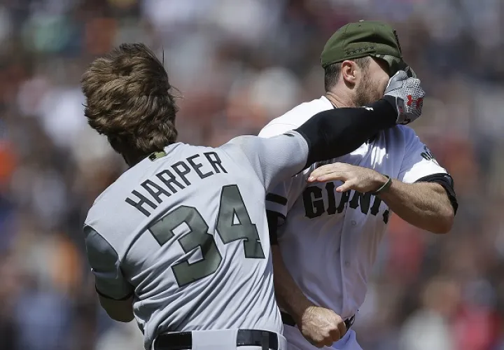 Bryce Harper estaba encendido. Foto/AP