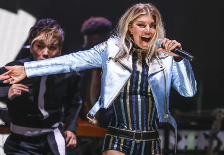 Fergie  es una de las figuras de Black Eyed Peas. AP