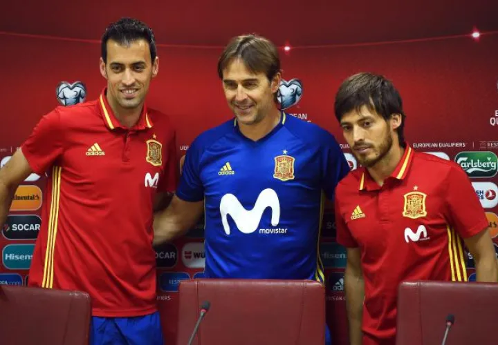 Julen Lopetegui (c), seleccionador español de fútbol. /Foto EFE
